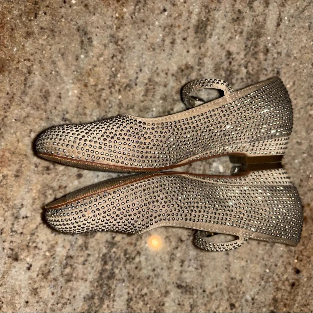 NINA ZELIA sparkly wedding shoes Size 9